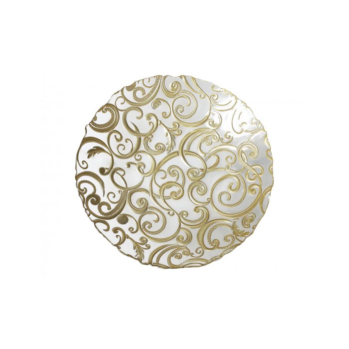 Brandani 52729 Filo Oro Glass Bowl 30cm