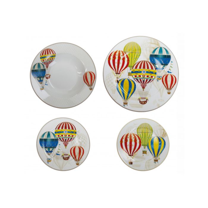 Brandani 52900 Hot Air Balloon Dinner Set 18Pcs