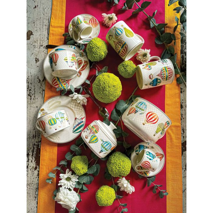 Brandani 52901 Hot Air Balloon Coffee Cup Set 2Pcs