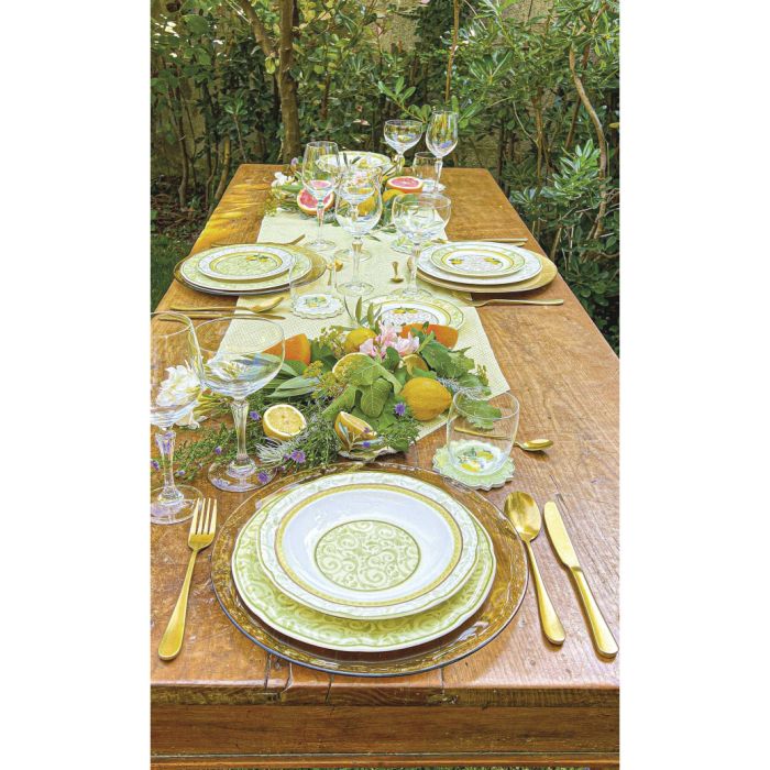 Brandani 52753 Limoni Dinner Service 18Pcs