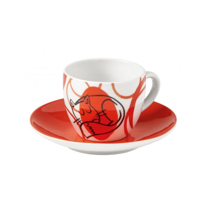 Brandani 52154 ALLEGRA COMBRICCOLA coffee cup set 6x100ml