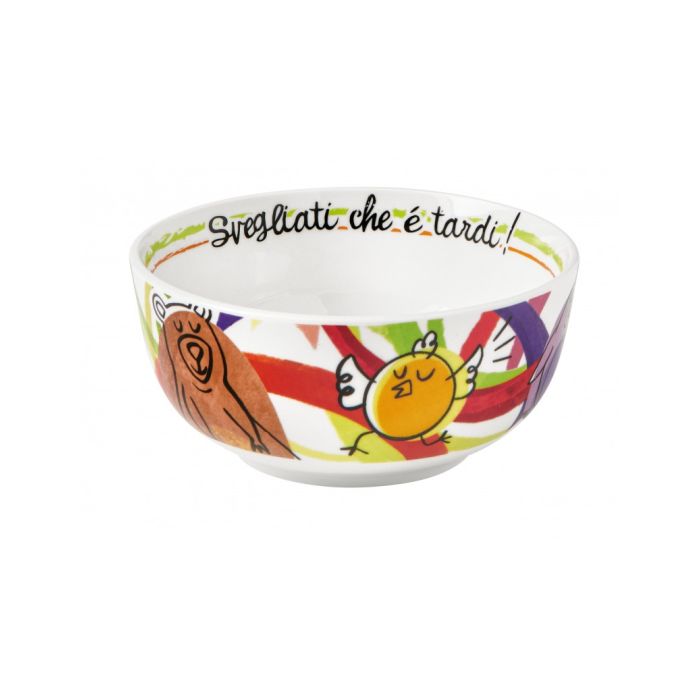 Brandani 52157 ALLEGRA COMBRICCOLA breakfast bowl 2pcs