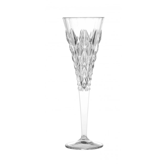 Brandani 53629 FLUTE STRONG CRYSTAL GLASS