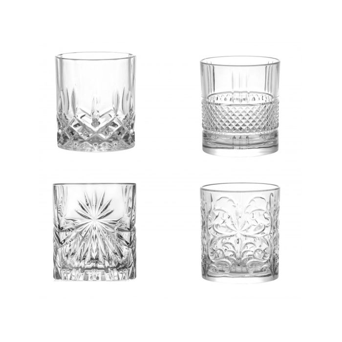 Brandani 53630 christal glass spirits set x4