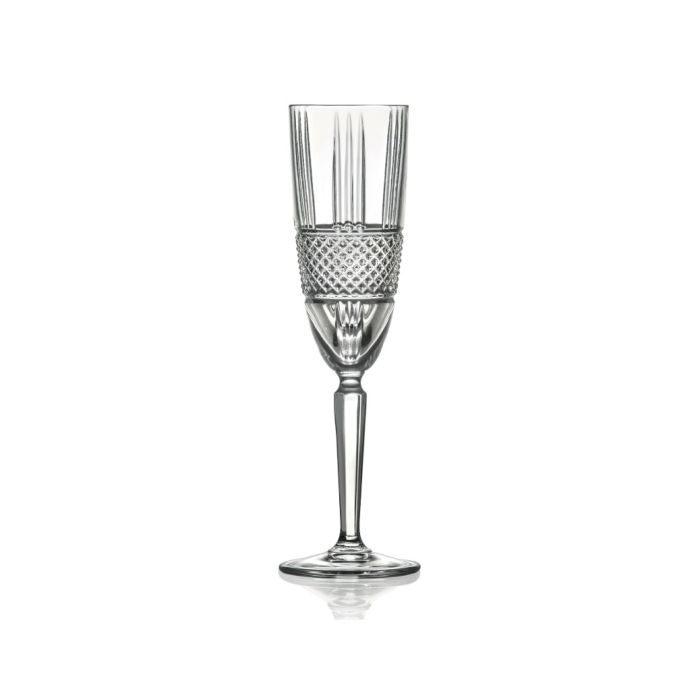 Brandani 53896 FLUTE DIAMOND CRYSTAL champagne glass 180ml
