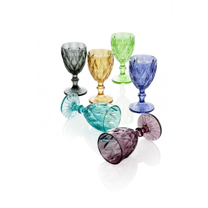 Brandani 54112 DIAMOND assortment glass 6x250ml