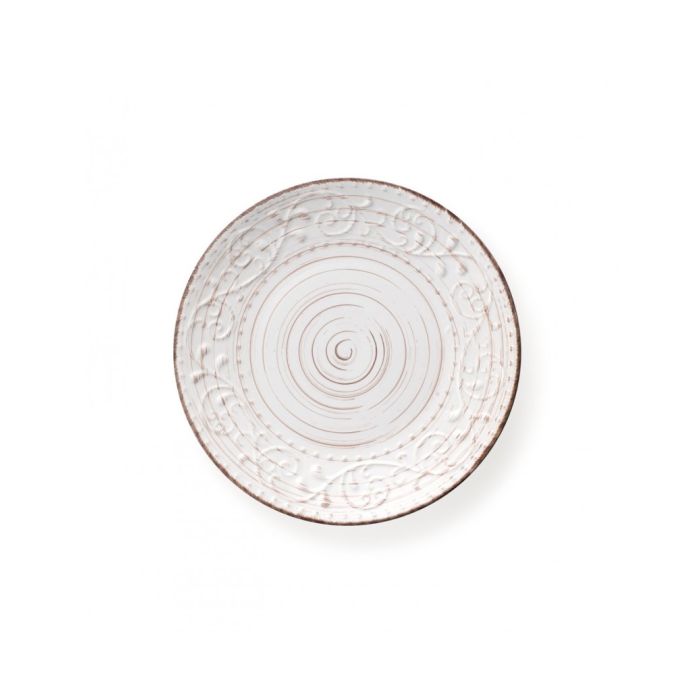 Brandani 55960 SERENDIPITY WHITE STONEWARE DINNER