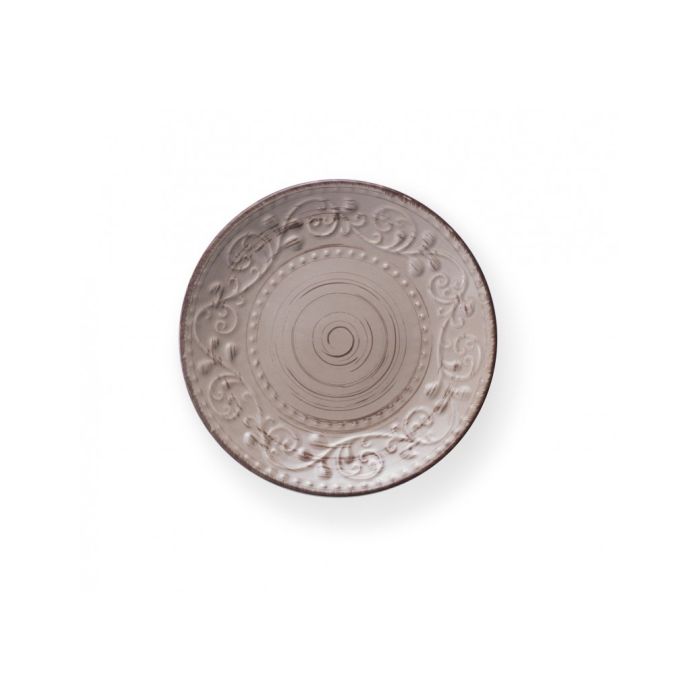 Brandani 55969 SERENDIPITY sand colored stoneware plate 20cm