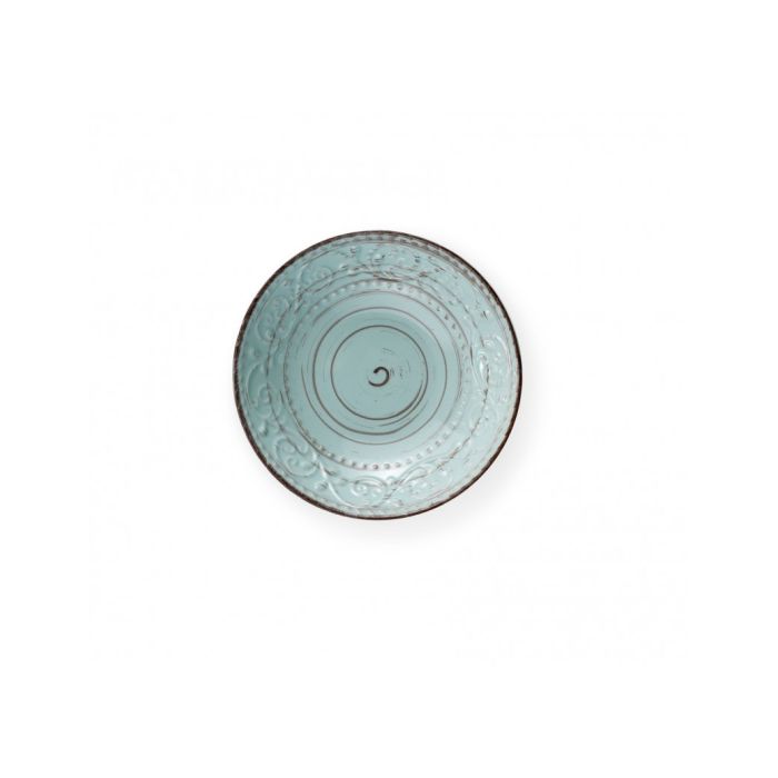 Brandani 55975 SERENDIPITY turquoise stoneware plate blue 20cm