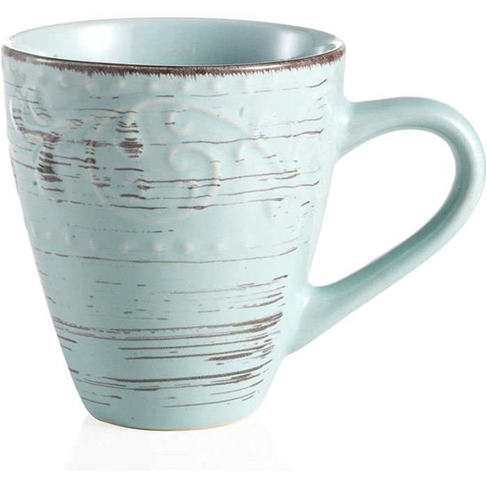Brandani 55977 SERENDIPITY turquoise stoneware mug blue