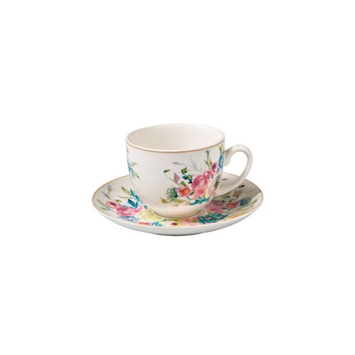 Brandani 53945 TEA CUP PARADISE BLUE/WATER SET 2