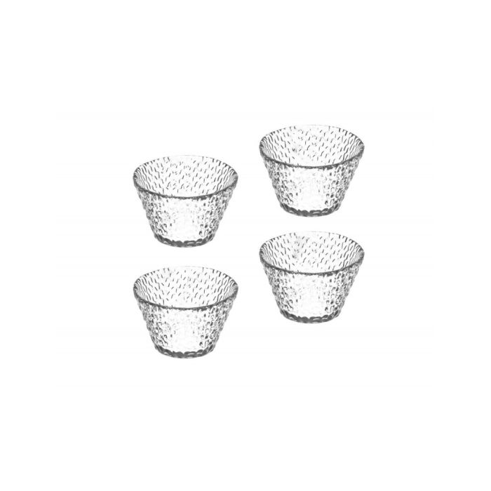 Brandani 40344 DROP glass serving plate transparent 21cm