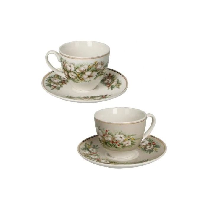 Brandani 52411 PORCELAIN COFFEE CUP 2PC SET