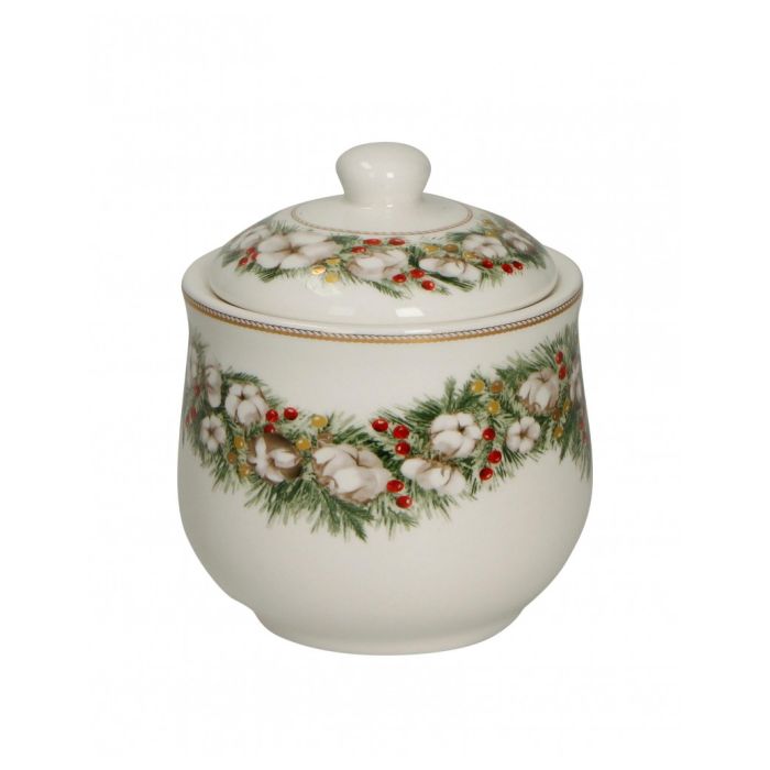 Brandani 52414 BATUFFOLI porcelain sugar bowl