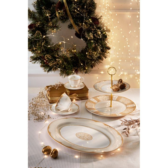 Brandani 51207 CAKE STAND GOLDEN EYE