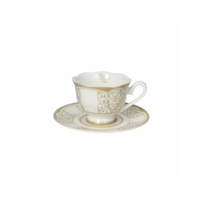 Brandani 51201 GOLDEN EYE coffee cup set x2