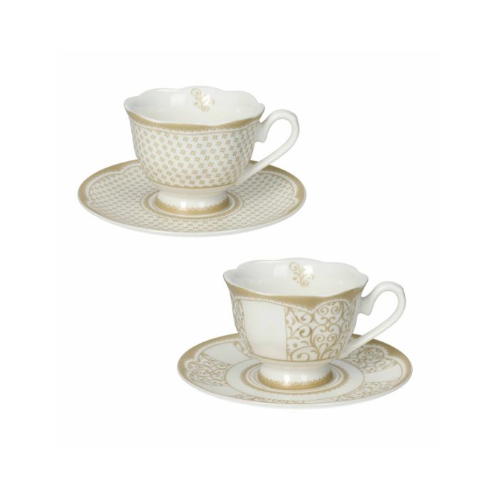 Brandani 51201 GOLDEN EYE coffee cup set x2