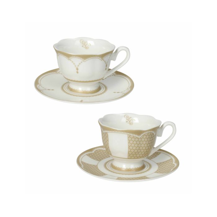 Brandani 51202 GOLDEN EYE coffee cup set x2
