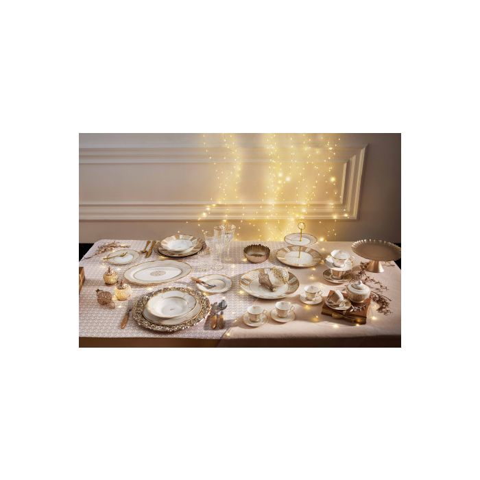 Brandani 51200 DINNER SET 18 PCS GOLDEN EYE