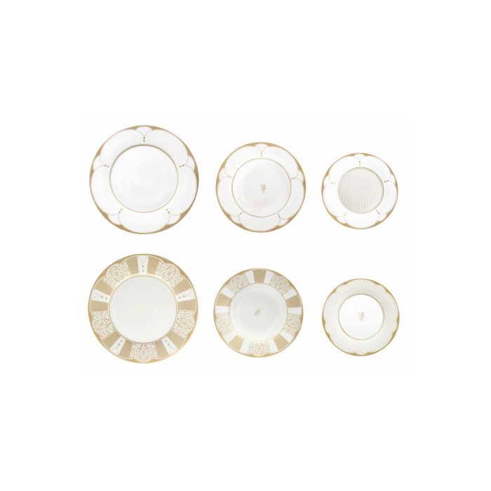 Brandani 51200 DINNER SET 18 PCS GOLDEN EYE