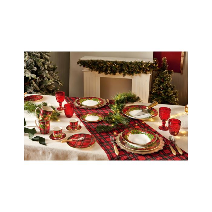 Brandani 51533 glass set red 6pcs