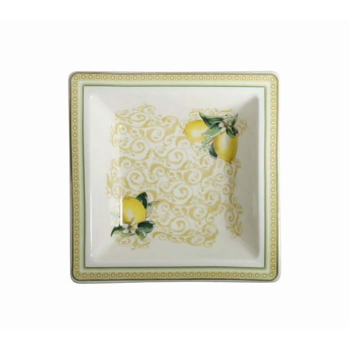 Brandani 52954 LIMONI porcelain serving plate 13x21sm