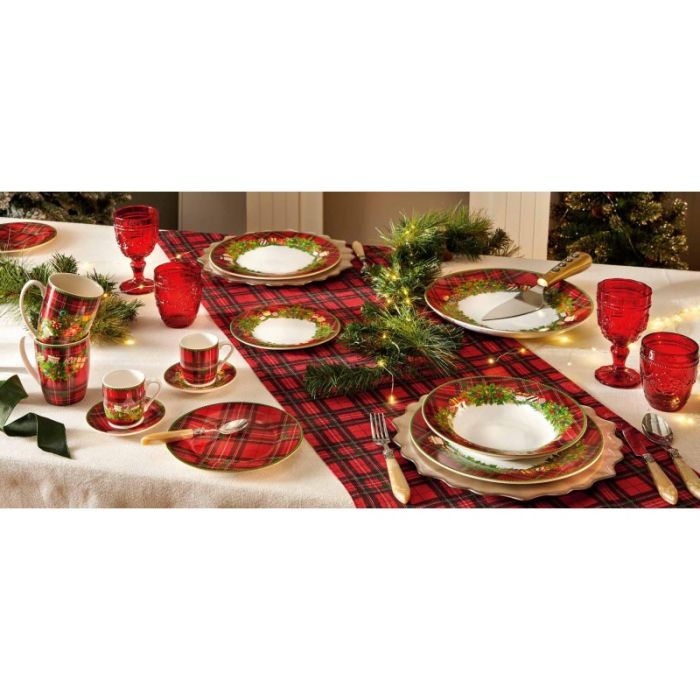 Brandani 51534 ROUGE RED 6 PCS SET STEM GLASS