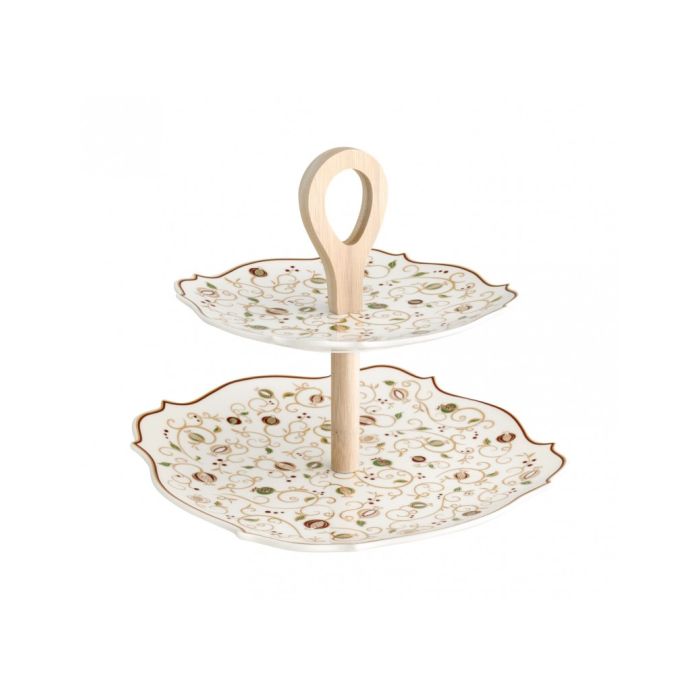 Brandani 53292 TEMPO DI FESTA 2-tier cake stand
