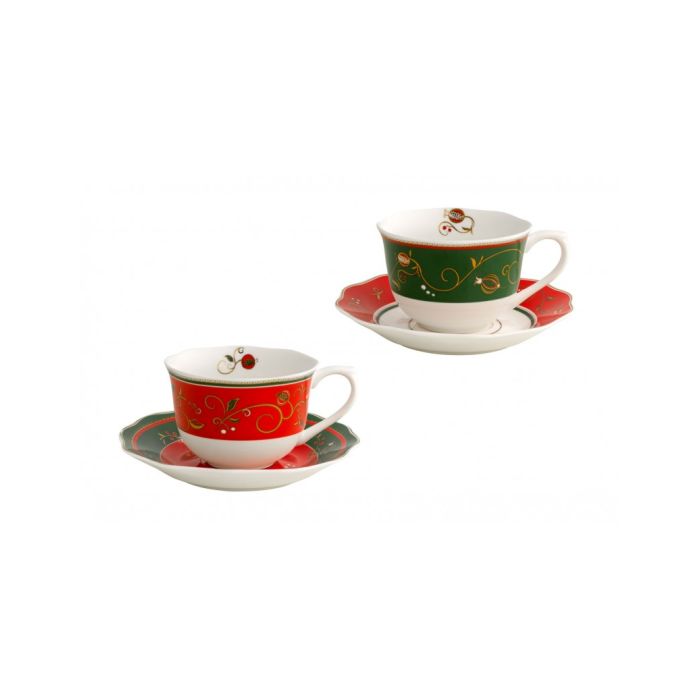 Brandani 53273 TEMPO DI FESTA coffee cup set x2
