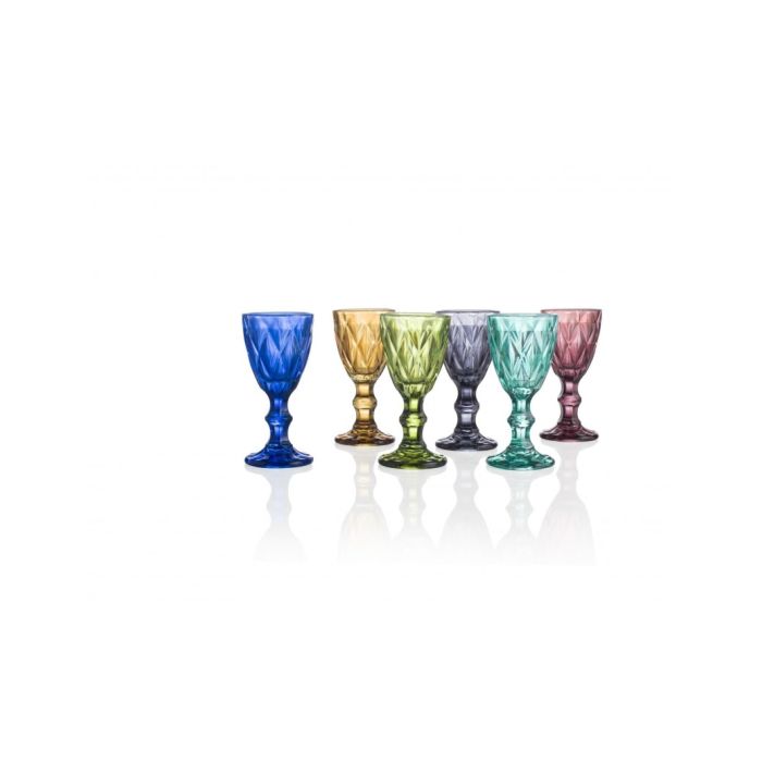 Brandani 54211 DIAMOND liqueur glass collection x6
