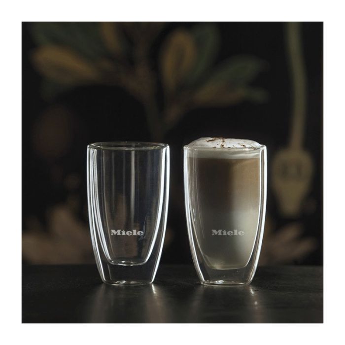 Miele 12019980 latte macchiato glass set 2pcs
