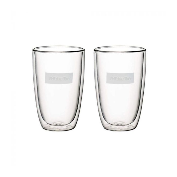 Miele 12019980 latte macchiato glass set 2pcs