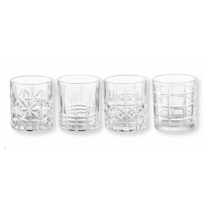 Brandani 51320 BLUES GLASS ASS.DECORATIONS 4 PC SET