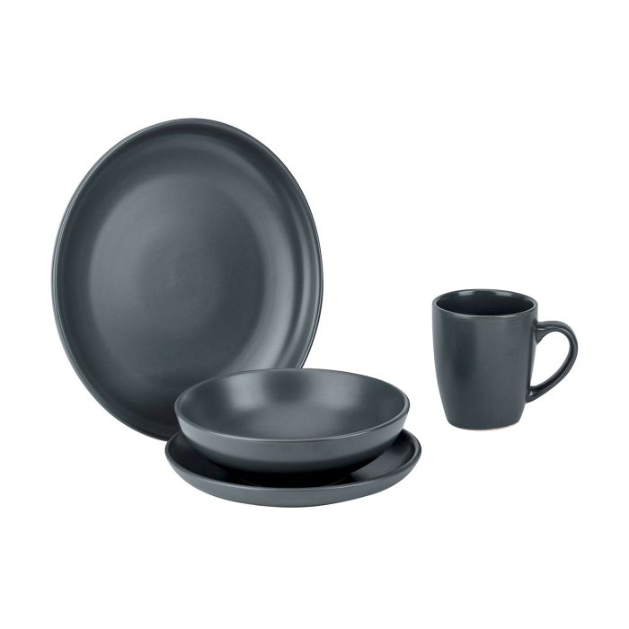 Billiet 8775016 VIVA DARK GREY DINNER SET 16 PCS