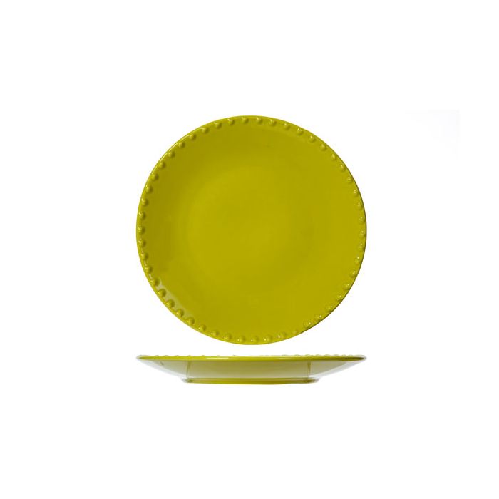 Billiet 3848100 FUN PEARLS LIME PLATE D27.8CM