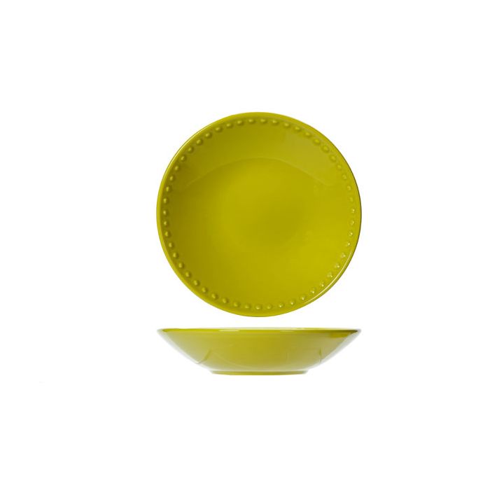 Billiet 7985294 FUN PEARLS LIME SOUPE PLATE D21.3