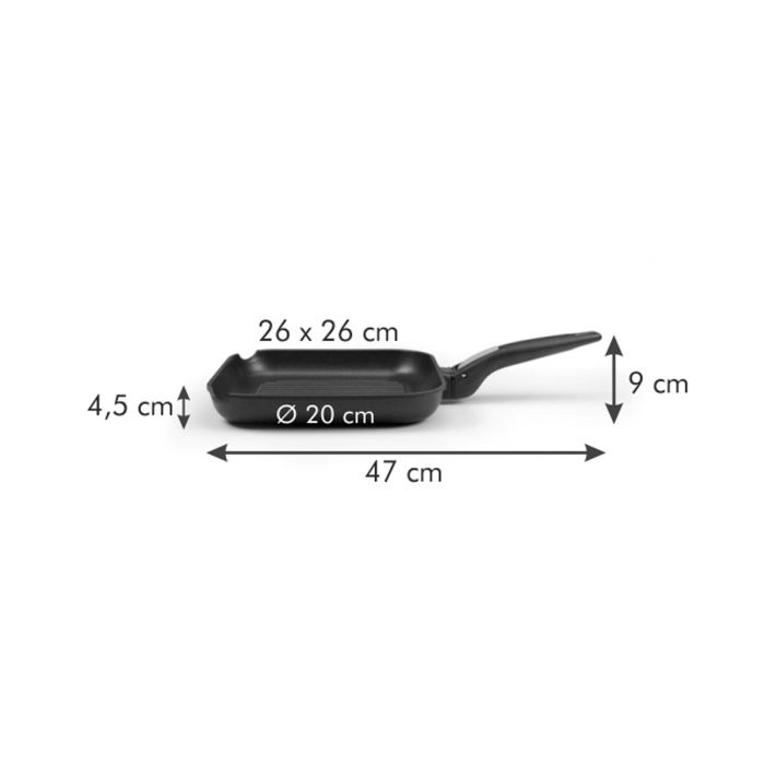 Tescoma 605066 Grilling pan SmartCLICK 26x26cm