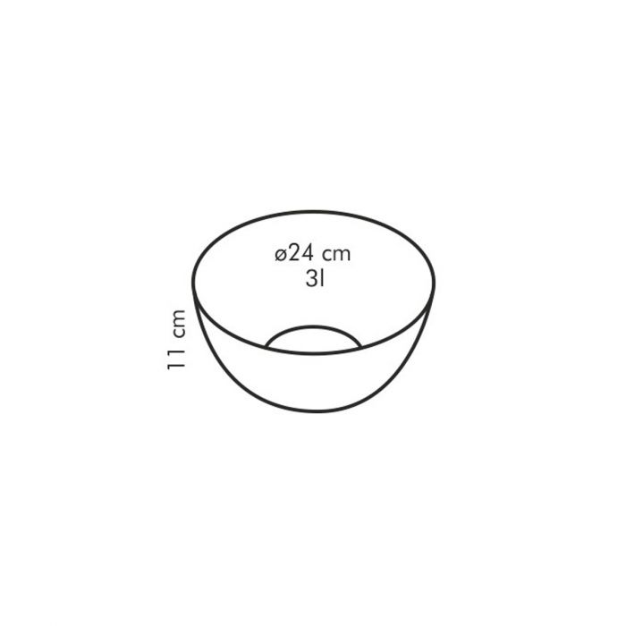 Tescoma 389224 GIRO glass bowl 24cm