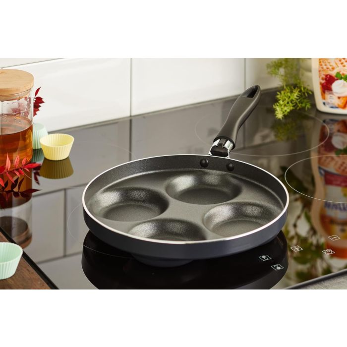 Tescoma 594244 FRYING PAN WITH 4 DIMPLES, 24 CM "PRESTO"