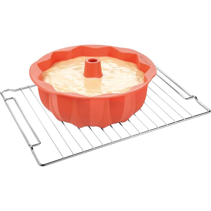 Tescoma 629416 TALL BUNDT PAN SILICONPRIME ø 24 CM, ROSETTE "DELÍCIA"