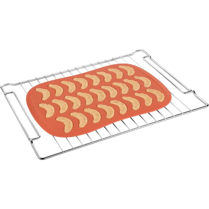 Tescoma 629428 PAN FOR CRESCENT-SHAPED VANILLA ROLLS SILICONPRIME "DELÍCIA"