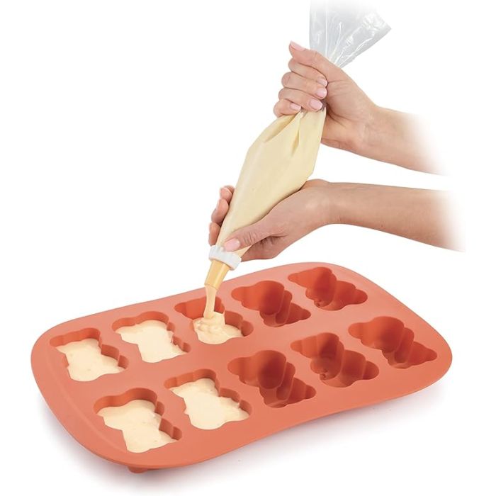Tescoma 629431 MOULDS PAN, 10 BEARS "DELÍCIA SILICONPRIME"