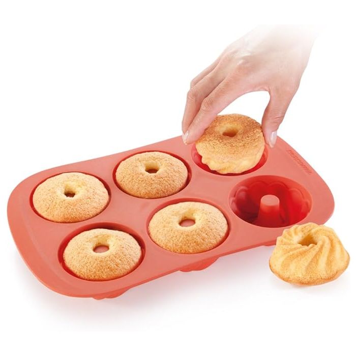 Tescoma 629437 PAN FOR 6 MINI BUNDT CAKES "DELÍCIA SILICONPRIME"
