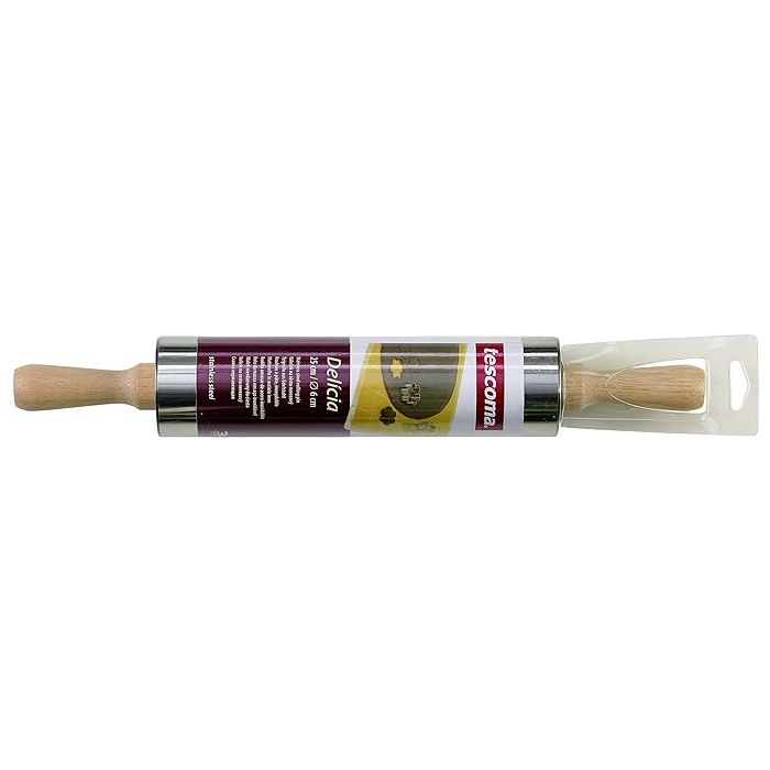 Tescoma 630170 STAINLESS STEEL ROLLING PIN CM 25 DIAM. CM 5 "DELICIA"