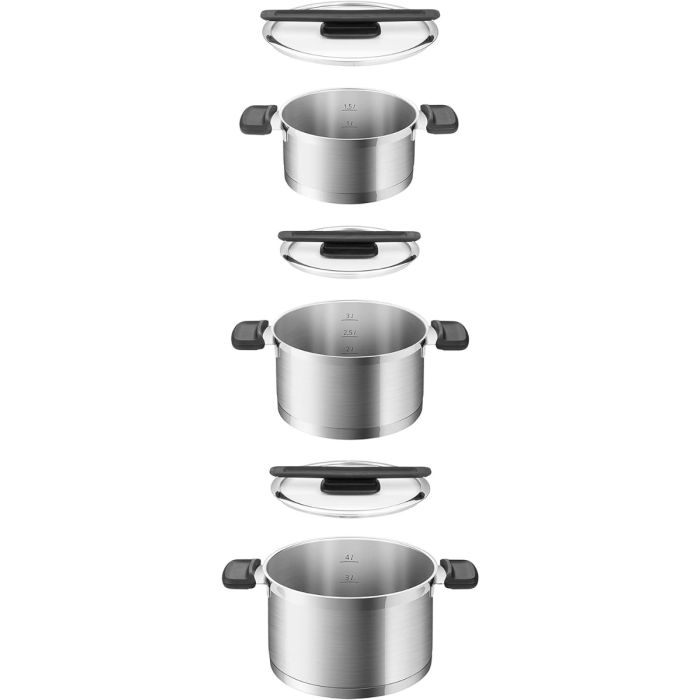 Tescoma 779610 COMPACT cookware set 18/20/22cm 6pcs