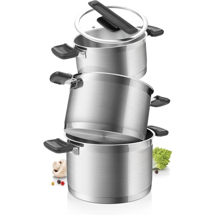 Tescoma 779610 COMPACT cookware set 18/20/22cm 6pcs