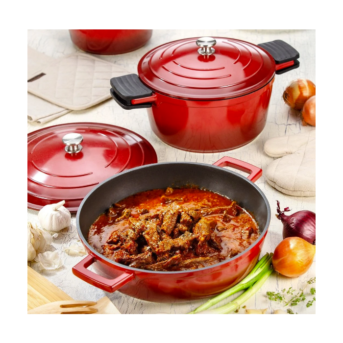 Tescoma 780438 DEEP FRYING PAN WITH COVER ¤ 28 CM “BORDEAUX”