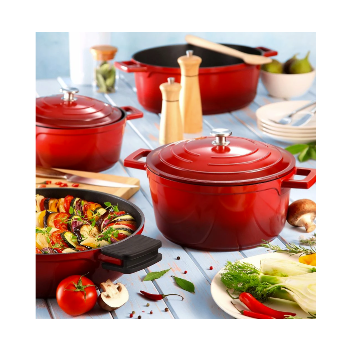Tescoma 780438 DEEP FRYING PAN WITH COVER ¤ 28 CM “BORDEAUX”