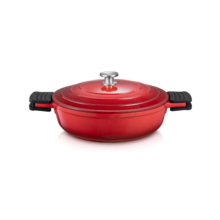 Tescoma 780438 DEEP FRYING PAN WITH COVER ¤ 28 CM “BORDEAUX”