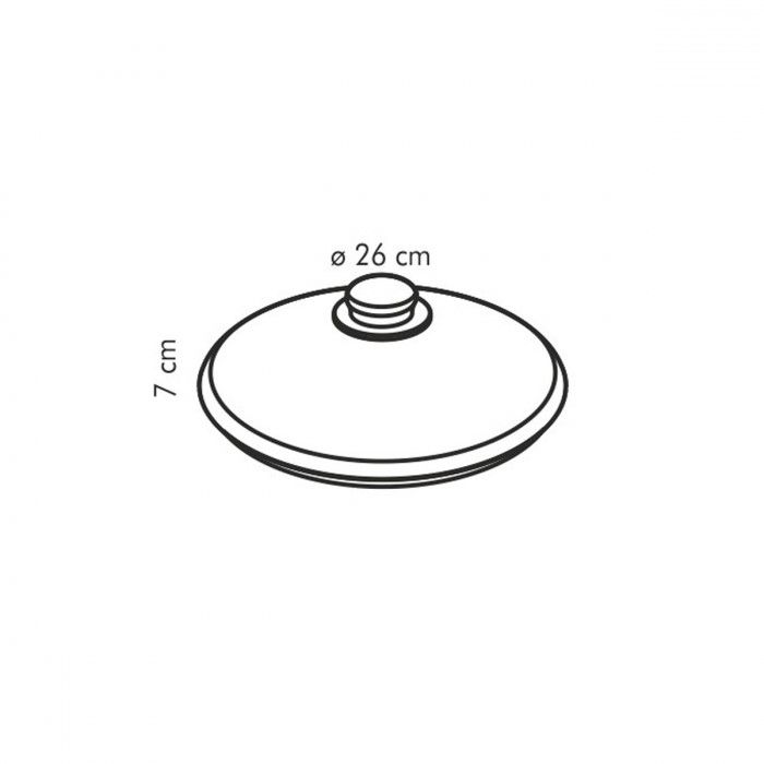 Tescoma 619026 UNICOVER glass lid